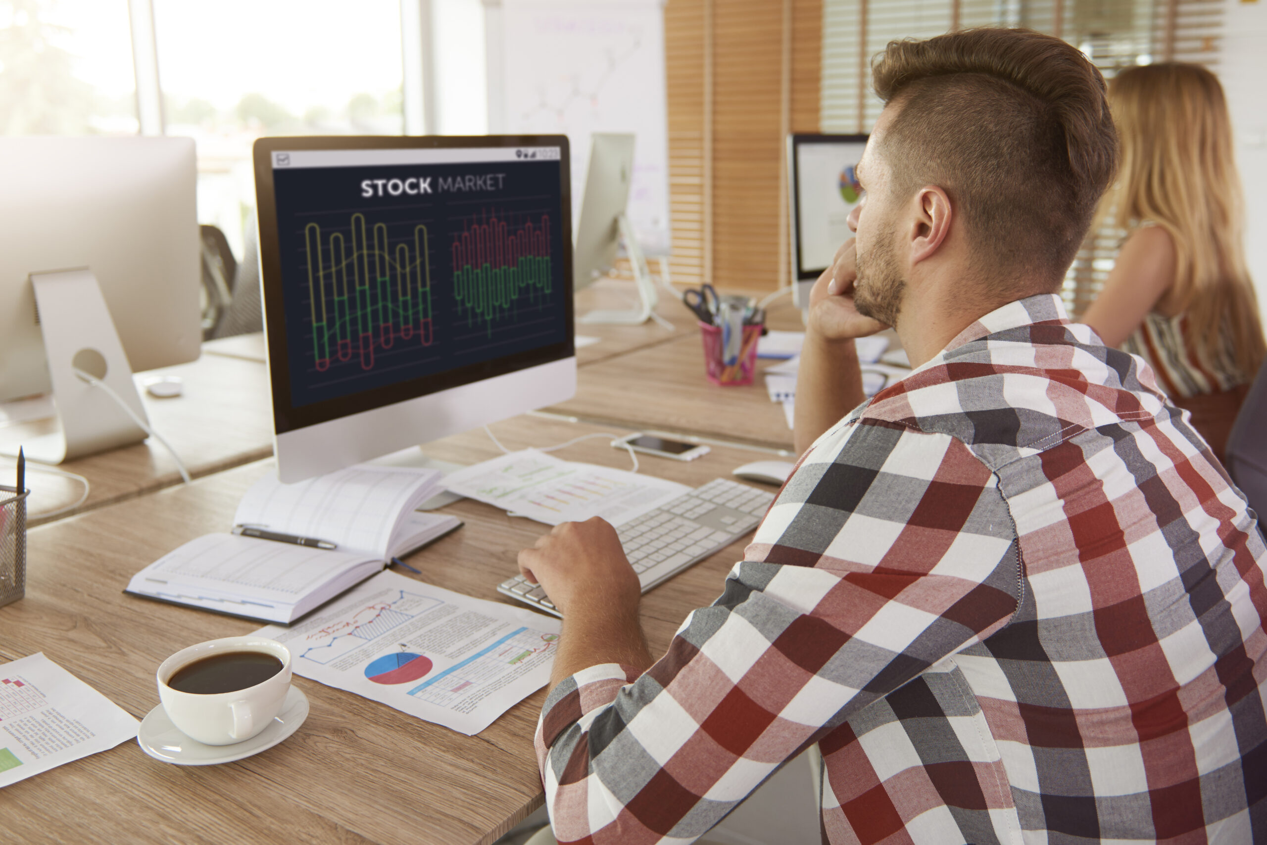 Persona analizando datos en un ordenador, relacionado con la comparación entre web profesional y web económica.