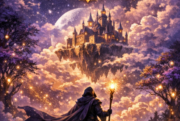 Portada ebook El Reino de los Susurros fantasía oscura con castillo mágico niebla y ambiente misterioso