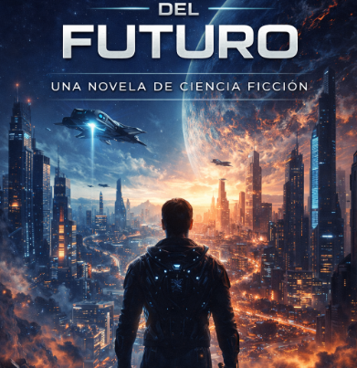 portada de ebook de ciencia ficción Al Borde del Futuro novela futurista y tecnológica