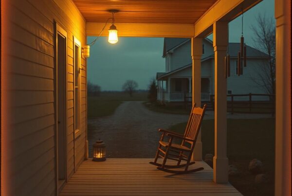 Cover art de country beat “Back When The Porch Light Burned”, instrumental emocional y cinematográfica para artistas y producción musical profesional