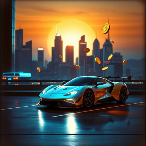 Electronic hip hop beat “Brand New Day” artwork para productores y artistas urbanos