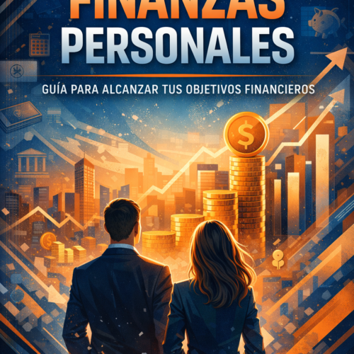 Portada de ebook Domina tus Finanzas Personales diseño profesional de educación financiera y gestión del dinero