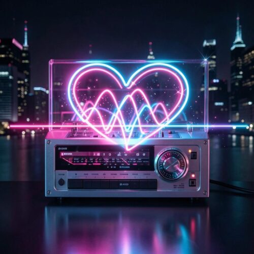 Pop beat “Right Now On Replay” cover artwork para artistas y producción musical comercial