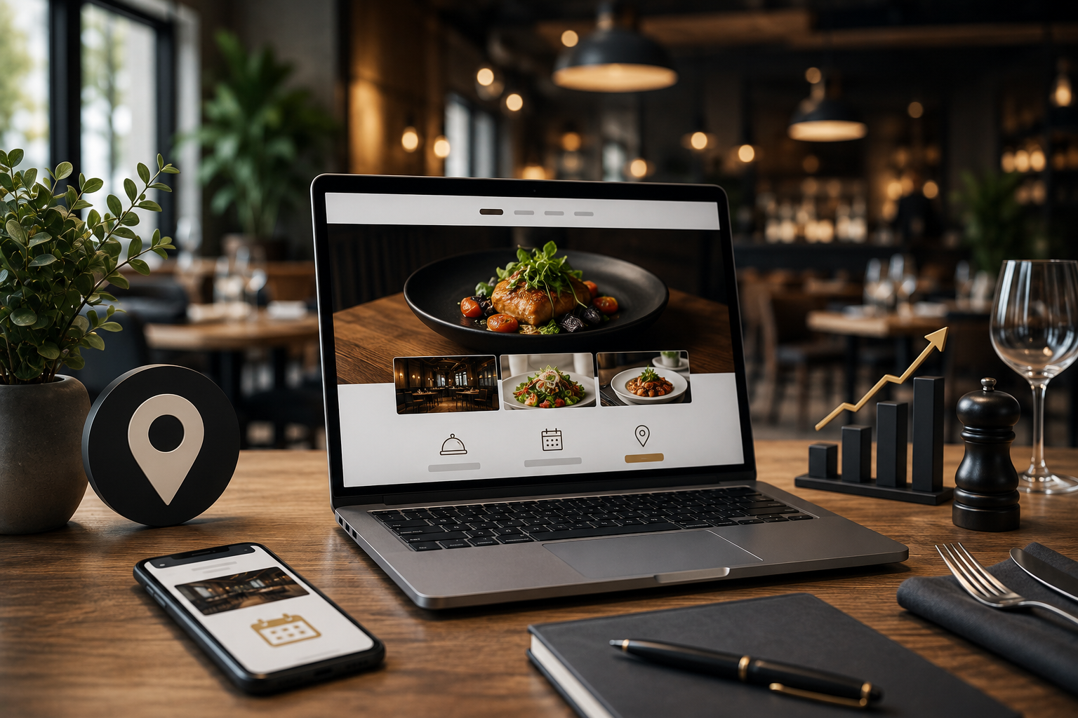 Diseño web para restaurantes con sistema de reservas online, SEO y experiencia de usuario